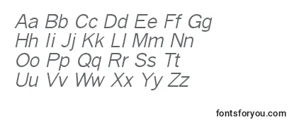Schriftart QuicktypeItalic