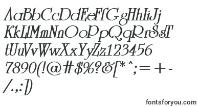  ARomanusBolditalic font