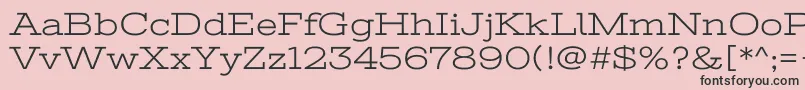 StintultraexpandedRegular Font – Black Fonts on Pink Background
