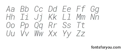 RobotomonoLightitalic Font