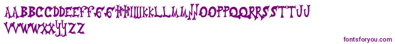 Vaquerojado Font – Purple Fonts on White Background