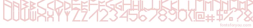 Runelike-Schriftart – Rosa Schriften
