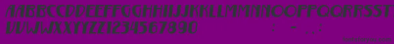 GurindamSerong Font – Black Fonts on Purple Background