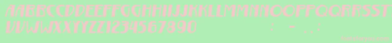 GurindamSerong Font – Pink Fonts on Green Background