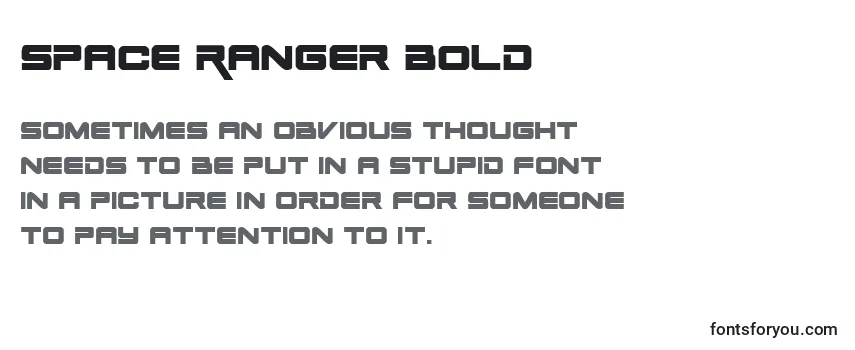 Space Ranger Bold Font