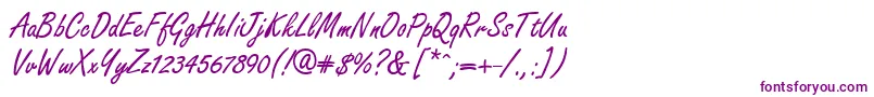 GeFreelancer Font – Purple Fonts on White Background