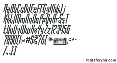  Hooked font