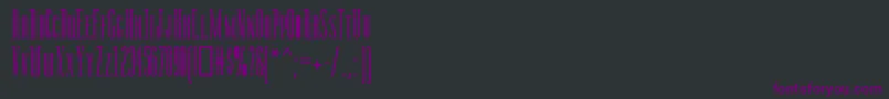 Manzanita Font – Purple Fonts on Black Background