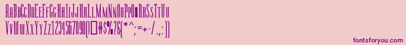 Manzanita Font – Purple Fonts on Pink Background