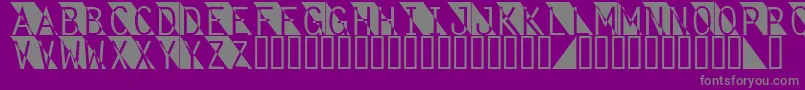 Шрифт Fantomet – серые шрифты на фиолетовом фоне