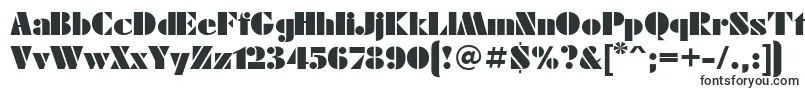 Шрифт Ukrainianfuturaeugenia – контурные шрифты
