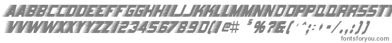 BarbatrickRegular Font – Gray Fonts on White Background