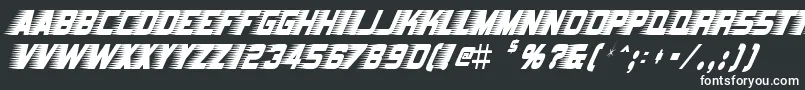 Шрифт BarbatrickRegular – белые шрифты