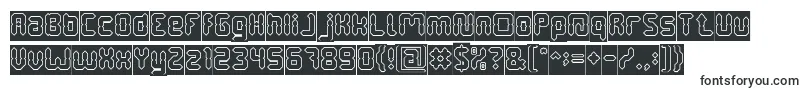 DigitalGothicHollowInverse-Schriftart – Schriftarten, die mit D beginnen