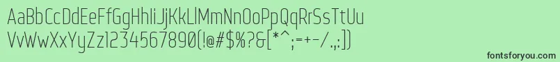 WebServeroff Font – Black Fonts on Green Background