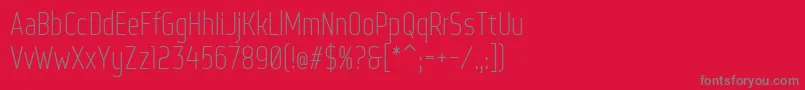 WebServeroff Font – Gray Fonts on Red Background