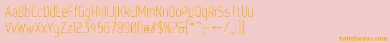 WebServeroff Font – Orange Fonts on Pink Background