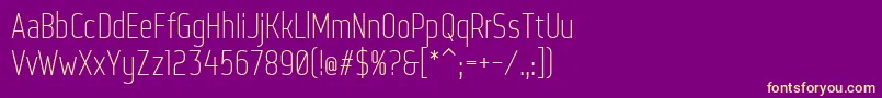 WebServeroff Font – Yellow Fonts on Purple Background