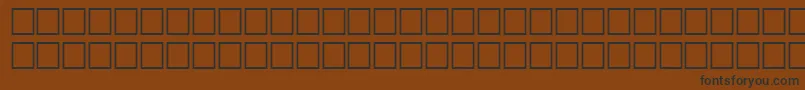 SanchionRegular Font – Black Fonts on Brown Background