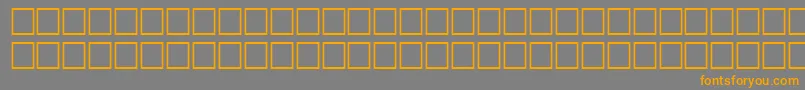 SanchionRegular Font – Orange Fonts on Gray Background