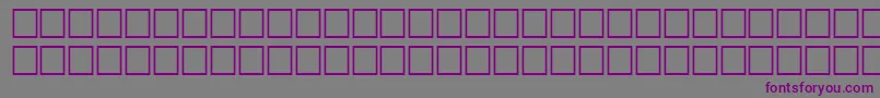 SanchionRegular Font – Purple Fonts on Gray Background
