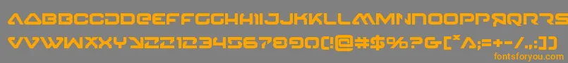 4114blasterv2bold Font – Orange Fonts on Gray Background