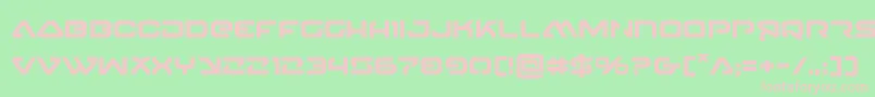 4114blasterv2bold Font – Pink Fonts on Green Background