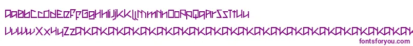 MetalAsInHeavy Font – Purple Fonts on White Background