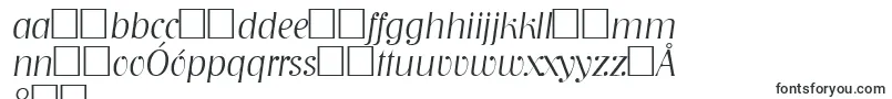 NashvilleXlightita Font – Polish Fonts
