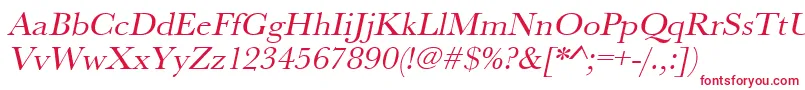 UrwbaskertwidOblique Font – Red Fonts