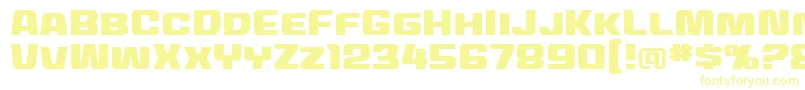Шрифт MecheffectstwobbReg – жёлтые шрифты