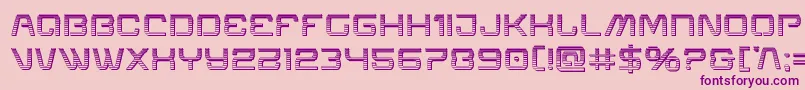 Miraclemercurychrome Font – Purple Fonts on Pink Background