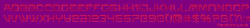 Miraclemercurychrome Font – Red Fonts on Purple Background