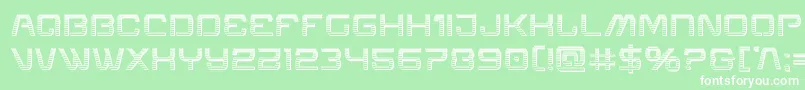 Miraclemercurychrome Font – White Fonts on Green Background