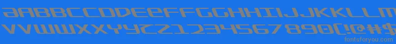 fuente SdfLeftalic – Fuentes Grises Sobre Fondo Azul
