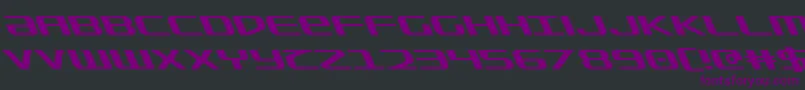 SdfLeftalic Font – Purple Fonts on Black Background
