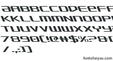  SdfLeftalic font