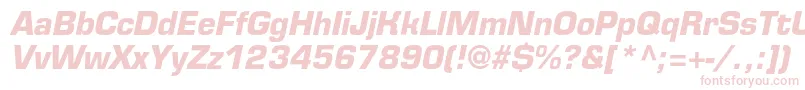 EurofontcBolditalic Font – Pink Fonts