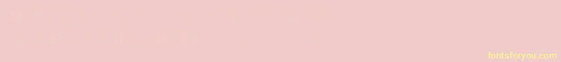 フォントSubtlesansultralight – 黄色のフォント、ピンクの背景