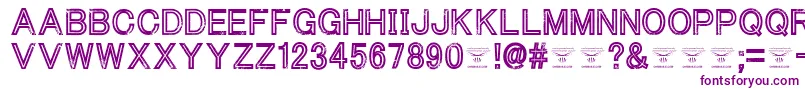 ThacoolkidzRegular Font – Purple Fonts on White Background