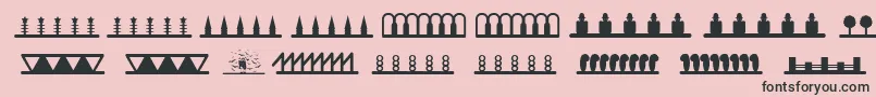 Más sobre la fuente Headerornament fuente Headerornament – Fuentes Negras Sobre Fondo Rosa