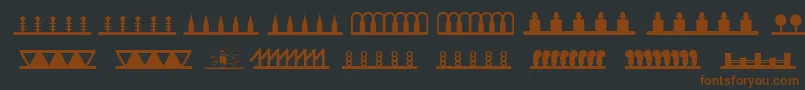 More about Headerornament Font Headerornament Font – Brown Fonts on Black Background