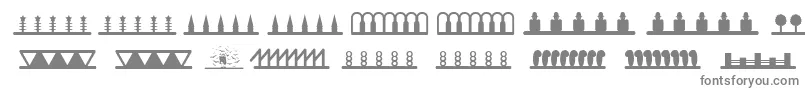 Fonte Headerornament – fontes cinzentas
