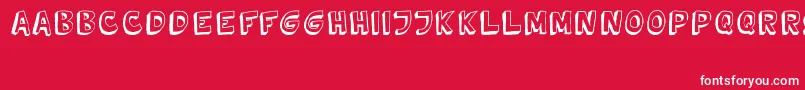 TweedyVer02222010Thunderpanda Font – White Fonts on Red Background