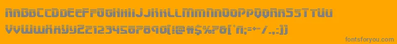 Speedwagonhalf Font – Gray Fonts on Orange Background