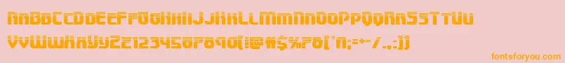 Speedwagonhalf Font – Orange Fonts on Pink Background