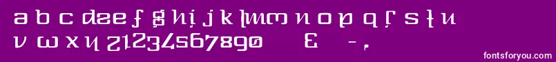 fuente OneEightyRegular – Fuentes Blancas Sobre Fondo Morado