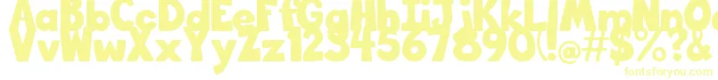 BigBottomTypefaceNormal Font – Yellow Fonts