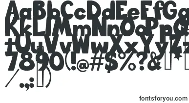  BigBottomTypefaceNormal font