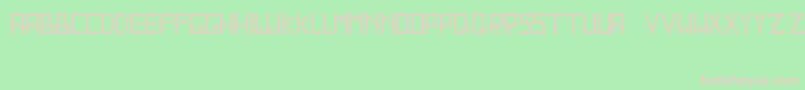 Sallyross Font – Pink Fonts on Green Background